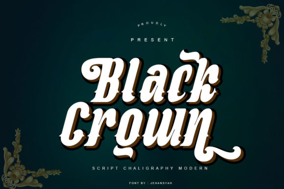 Black Crown Font Review: A Stylish Handwritten Typeface for Bold Branding