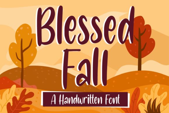 Blessed Fall: A Playful Handwritten Font for Creative Branding