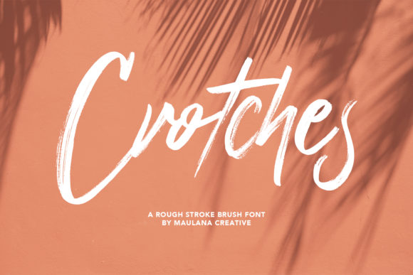 Crotches: A Charming Brushed Handwritten Font for Creative Makers
