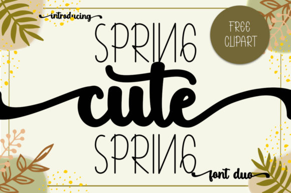 Cute Spring Font: A Delightful Typeface for Modern Marketing