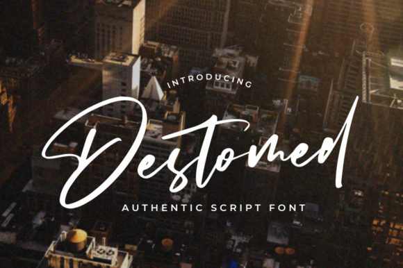 Destomed: A Handwritten Font That Brings Your Crafts to Life