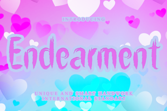 Endearment Font: A Playful Typeface for Creative Makers