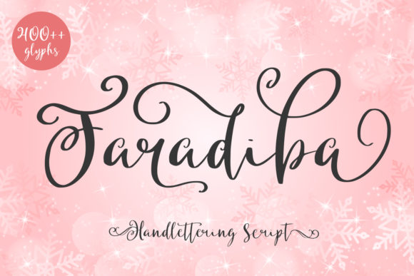 Faradiba: A Script Font for Editorial Elegance
