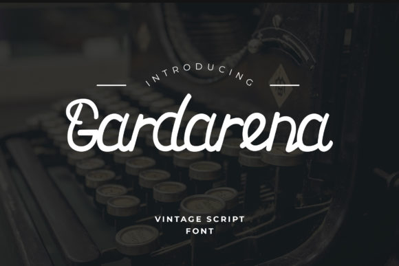 Gardarena: A Handwritten Typeface for Creative Crafters