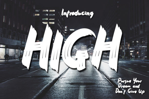 High Typeface: A Bold Script Font for Stronger Campaigns