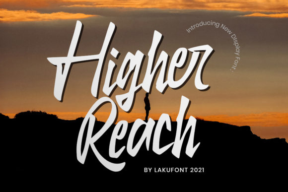 Higher Reach: A Handwritten Font That Elevates Your Editorial Design