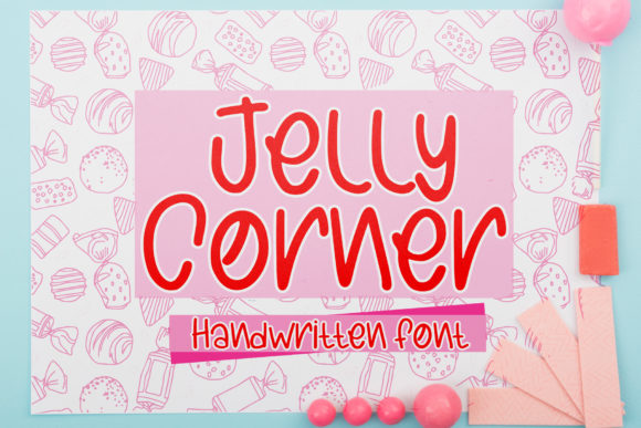 Jelly Corner: A Handwritten Typeface for Editorial Design