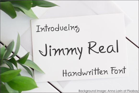 Jimmy Real: A Script Font with Heart