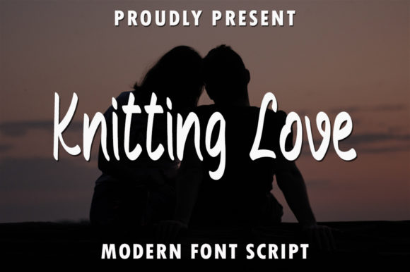 Knitting Love: A Handwritten Font for Heartfelt Creations