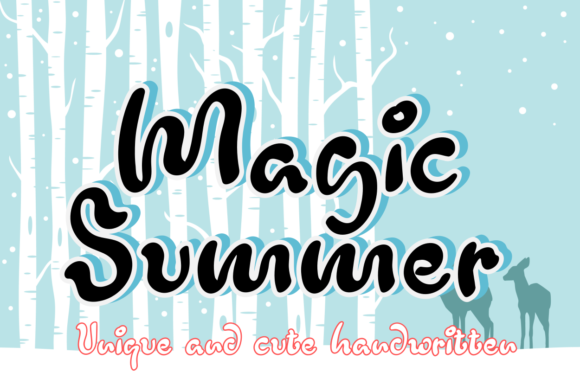 Magic Summer: A Script Font with a Warm Personality