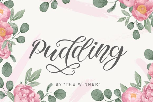Pudding Font: A Handwritten Typeface for Business Branding