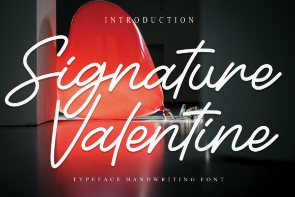 Signature Valentine: A Delicate Handwritten Typeface for Creative Branding