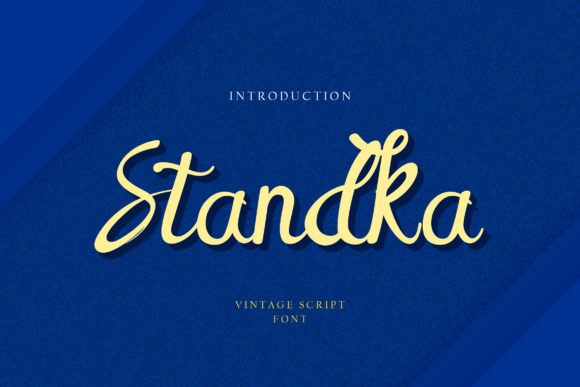 Standka Font: A Handwritten Typeface for a Professional Brand