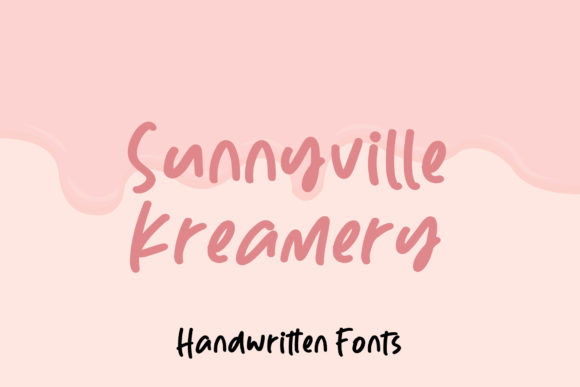 Sunnyville Kreamery: A Whimsical Font for Digital Branding
