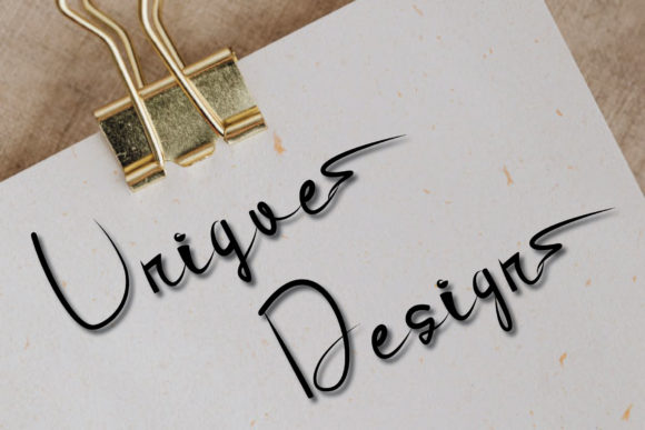 Unique Design Font: A Polished Touch for Small Business Branding
