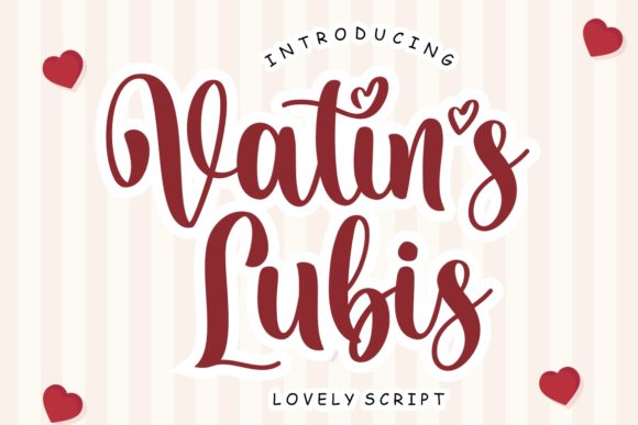 Vatin s Lubis: A Script Font for Heartfelt Web Design