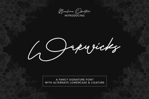 Warwicks Font: A Handwritten Typeface That Elevates Web Design